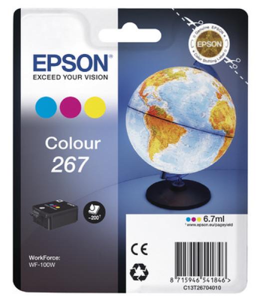 Epson tintenpatrone color t267040 workforce wf-100w 200 seiten - Epson-t267040-8715946541846