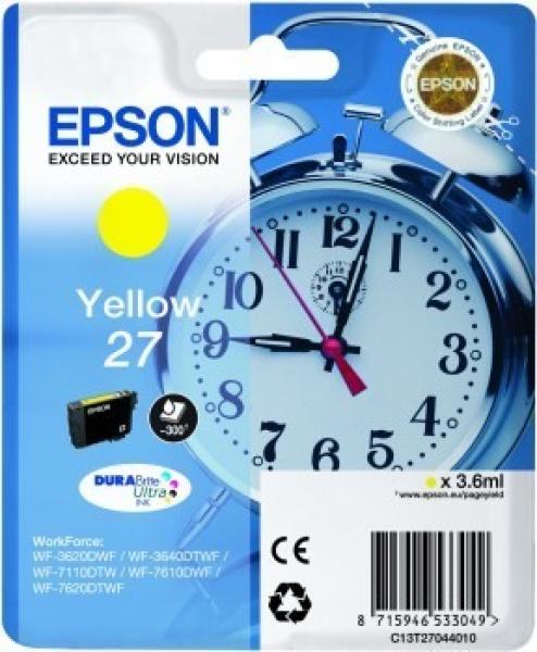 Epson tintenpatrone yellow t270440 wf 3620/7620 300 seiten - Epson-t270440-8715946625805