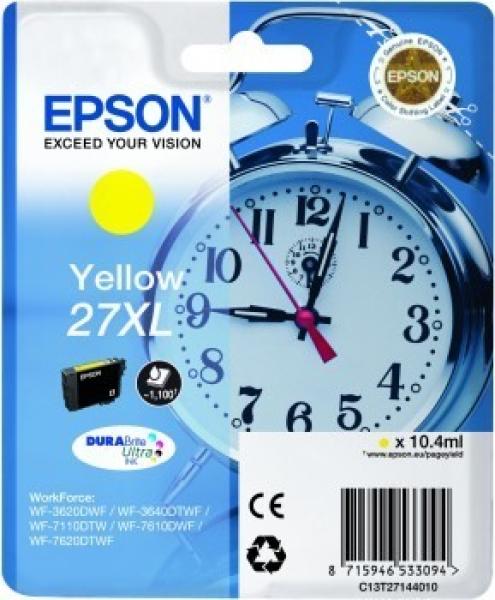 Epson tintenpatrone xl yellow t271440 wf 3620/7620 1100 seiten - Epson-t271440-8715946625904