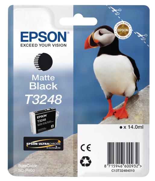 Epson tintenpatrone matte schwarz t324840 surecolor sc-p400 14ml - Epson-t324840-8715946600932