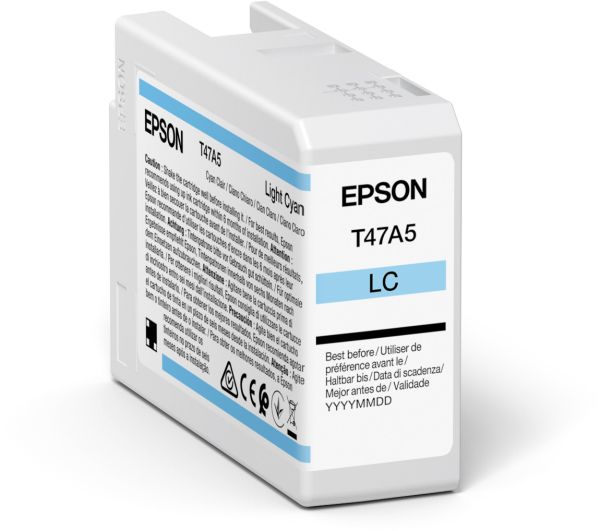 Epson tintenpatrone light cyan t47a500 surecolor sc-p900 50ml - Epson-t47a500-8715946680941