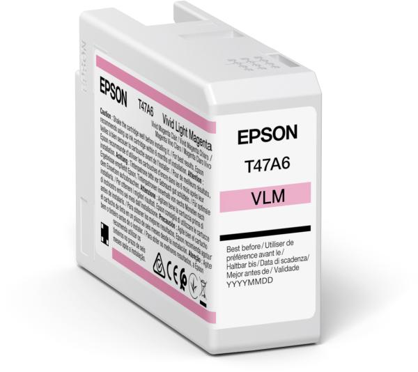 Epson tintenpatrone vivid light mag. t47a60n surecolor sc-p900 50ml - Epson-t47a60n-8715946730042