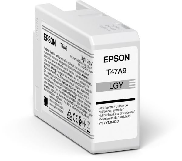 Epson tintenpatrone light gray t47a900 surecolor sc-p900 50ml - Epson-t47a900-8715946680989