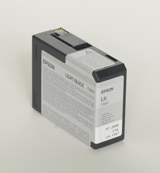 Epson tintenpatrone light black t580700 stylus pro 3800 80ml - Epson-t580700-0010343858831