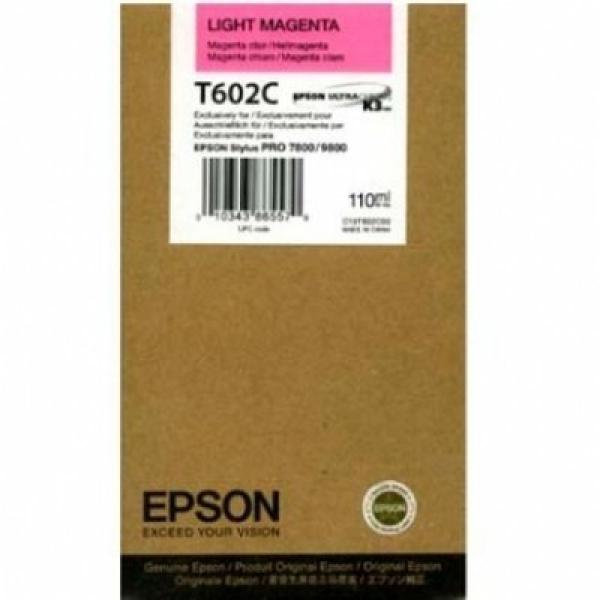 Epson tintenpatrone light magenta t602c00 stylus pro 7800/9800 110ml - Epson-t602c00-0010343865570