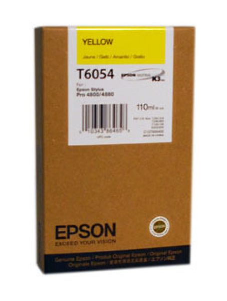 Epson tintenpatrone yellow t605400 stylus pro 4880 110ml - Epson-t605400-0010343864658