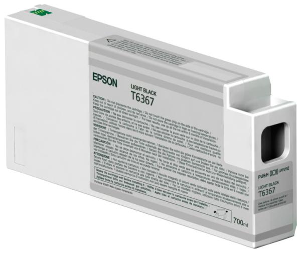 Epson tintenpatrone light schwarz t636700 stylus pro 7900/9900 700ml - Epson-t636700-0010343870871