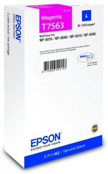 Epson tintenpatrone l magenta t75634n wf 8010/8090 1500 seiten - Epson-t75634n-8715946726939