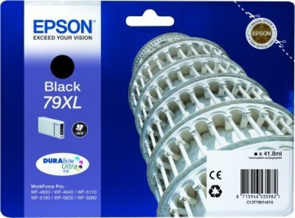 Epson tintenpatrone xl schwarz t790140 wf 5110/5620 2600 seiten - Epson-t790140-8715946535982