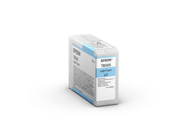 Epson tintenpatrone light cyan t850500 surecolor sc-p800 80ml - Epson-t850500-0010343914902