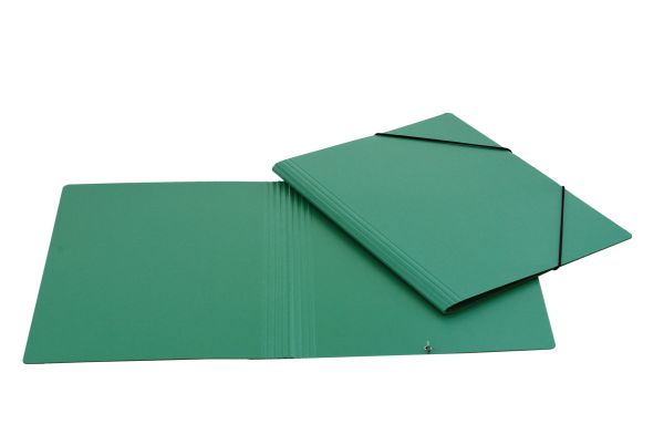 Erola gummibandmappe 800my a4 3228 grün pressspan - Erola-3228-7640114443251