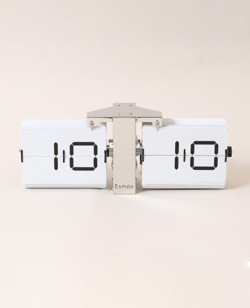 Esmee wanduhr flip clock 240.006.01 silber - Esmee-240.006.01-7611983195435-02.jpg