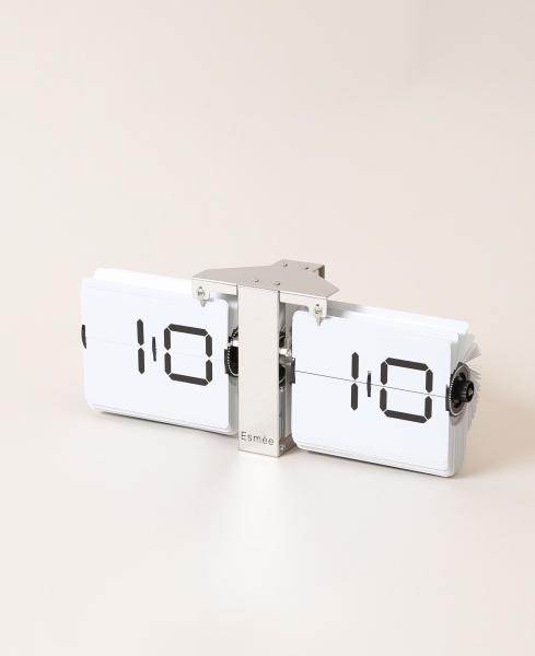 Esmee wanduhr flip clock 240.006.01 silber - Esmee-240.006.01-7611983195435-03.jpg