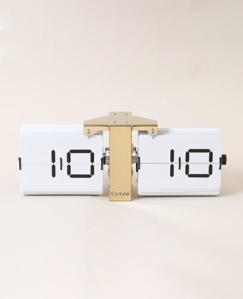 Esmee wanduhr flip clock 240.006.02 gold - Esmee-240.006.02-7611983195442-02.jpg