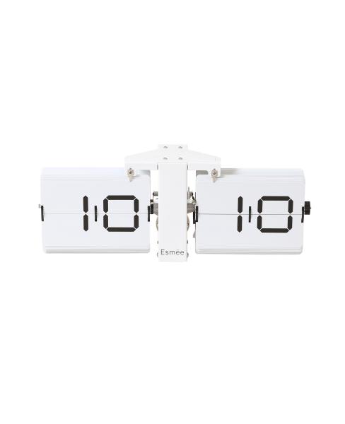 Esmee wanduhr flip clock 240.006.04 weiss - Esmee-24000604-7611983195466