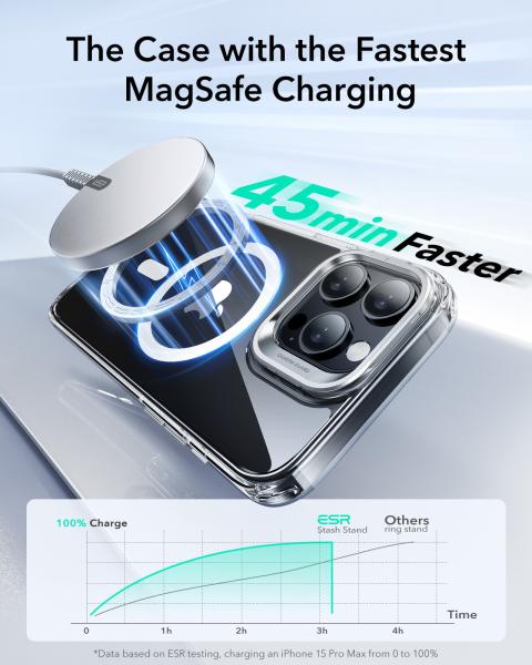 Esr classic hybrid case magsafe 1a75001 +stand iph 16 pro max clear - Esr-1a75001-4894240219621-04.jpg