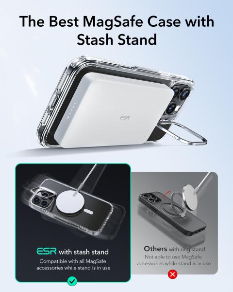 Esr classic hybrid case magsafe 1a75001 +stand iph 16 pro max clear - Esr-1a75001-4894240219621-08.jpg