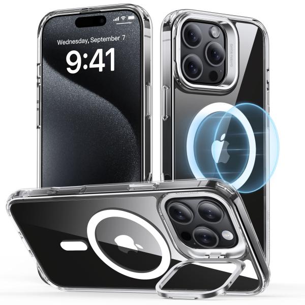 Esr classic hybrid case magsafe 1a75001 +stand iph 16 pro max clear - Esr-1a75001-4894240219621