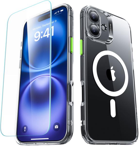Esr classic hybrid case magsafe 1a79401 +glass iphone 16 clear - Esr-1a79401-4894240242964-02.jpg