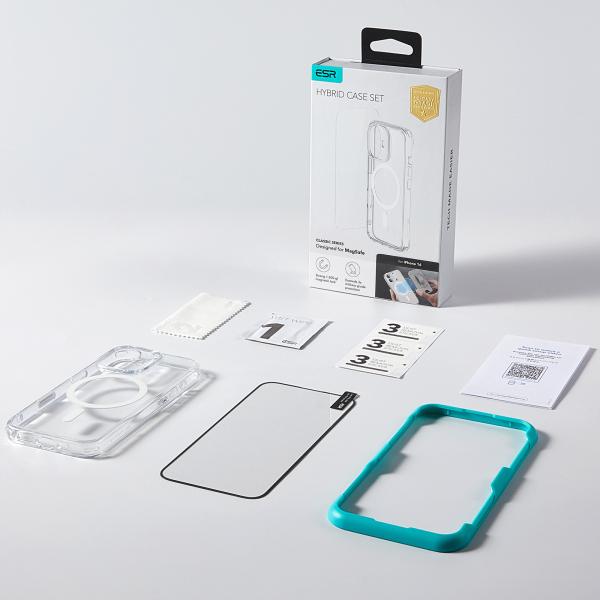 Esr classic hybrid case magsafe 1a79401 +glass iphone 16 clear - Esr-1a79401-4894240242964-05.jpg