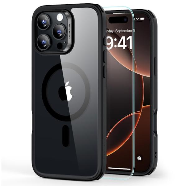 Esr classic hybrid case magsafe 1a79603 +glass iphone16pro clear bl. - Esr-1a79603-4894240243503