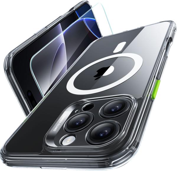 Esr classic hybrid case magsafe 1a79701 +glass iphone 16 pro max cl. - Esr-1a79701-4894240243541-04.jpg