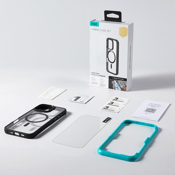 Esr classic hybrid case magsafe 1a79701 +glass iphone 16 pro max cl. - Esr-1a79701-4894240243541-05.jpg
