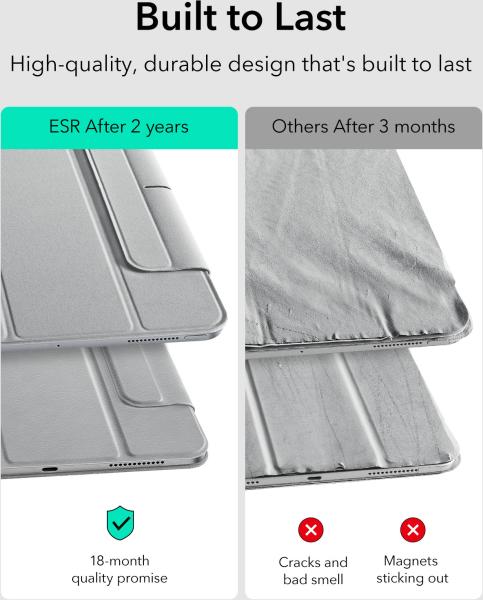 Esr rebound magnetic case 1b1960503 ipad pro 11 2024, grey - Esr-1b1960503-4894240191088-09.jpg
