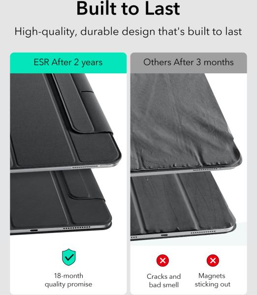 Esr rebound magnetic case 1b1980103 ipad air 13 2024, black - Esr-1b1980103-4894240191248-05.jpg