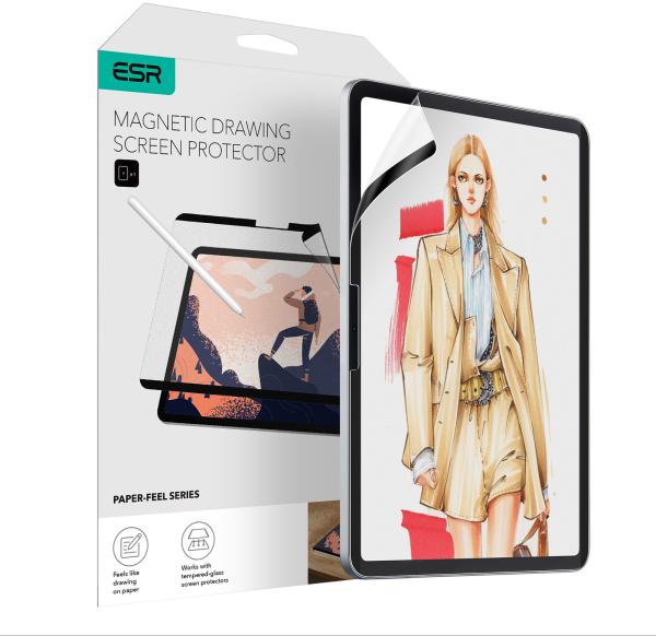 Esr paper-feel magnetic screen 1e0960103 ipad pro 11 , 2024 - Esr-1e0960103-4894240194980-10.jpg