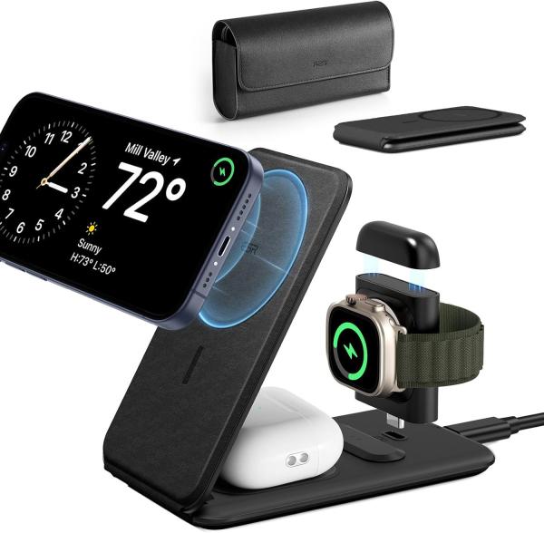 Esr halolock 3-in-1 travel set 2c5690304 qi2, watch, wirless, black - Esr-2c5690304-4894240189153-02.jpg