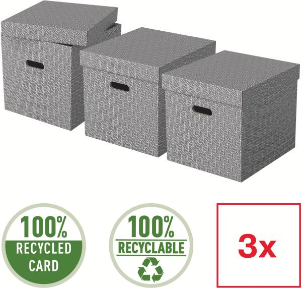 Esselte aufbewahrungsboxen home cube 628289 365x320x315mm, grau 3 stk - Esselte-628289-4049793072340-02.jpg