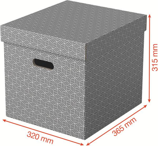 Esselte aufbewahrungsboxen home cube 628289 365x320x315mm, grau 3 stk - Esselte-628289-4049793072340-06.jpg