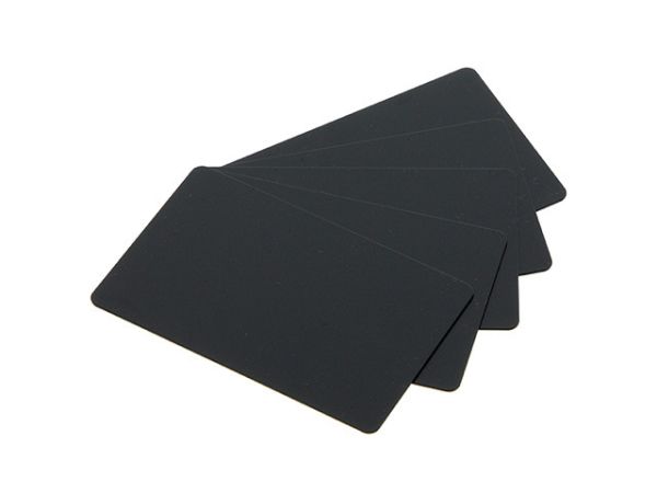 Evolis plastikkarten schwarz c8001 100 stück - Evolis-c8001-3661572000521