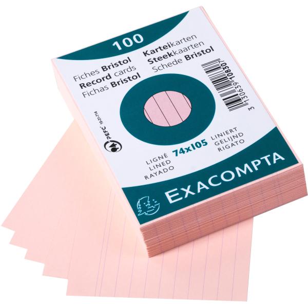Exacompta karteikarten liniert a7 10830se rosa 100 stück - Exacompta-10830se-3130639108307-02.jpg