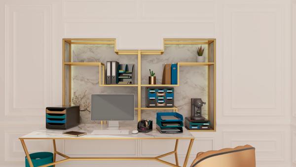 Exacompta briefablage neo deco a4+ 11124d combo styli, blau - Exacompta-11124d-9002493111240-03.jpg