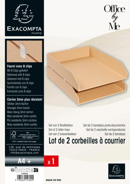 Exacompta briefkorb officebyme a4+ 14602e 2er-set, beige - Exacompta-14602e-3130630146025-08.jpg