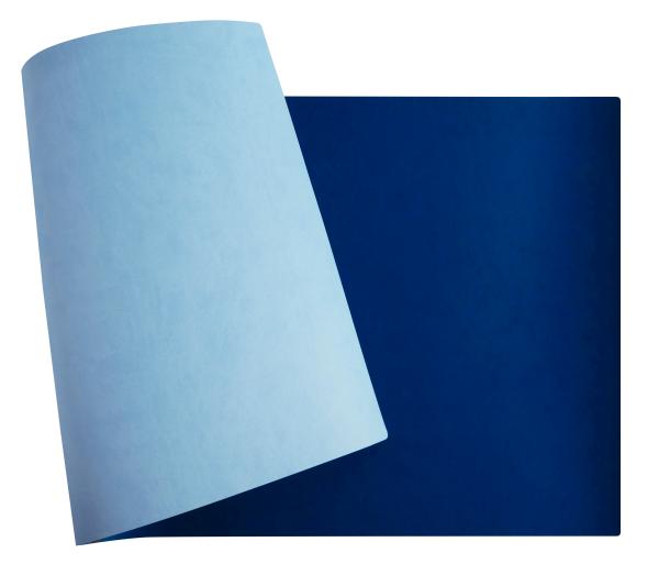Exacompta schreibunterlage beeblue 29146e marineblau/himmelblau 40x80 cm - Exacompta-29146e-3130630291466