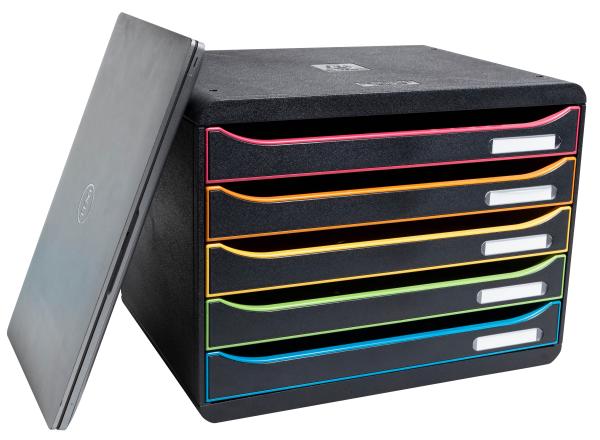 Exacompta schubladenbox big-box plus 308914d schwarz/harlekin, 5 schubl. - Exacompta-308914d-9002493430136-03.jpg