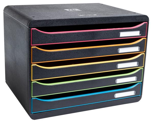 Exacompta schubladenbox big-box plus 308914d schwarz/harlekin, 5 schubl. - Exacompta-308914d-9002493430136-04.jpg