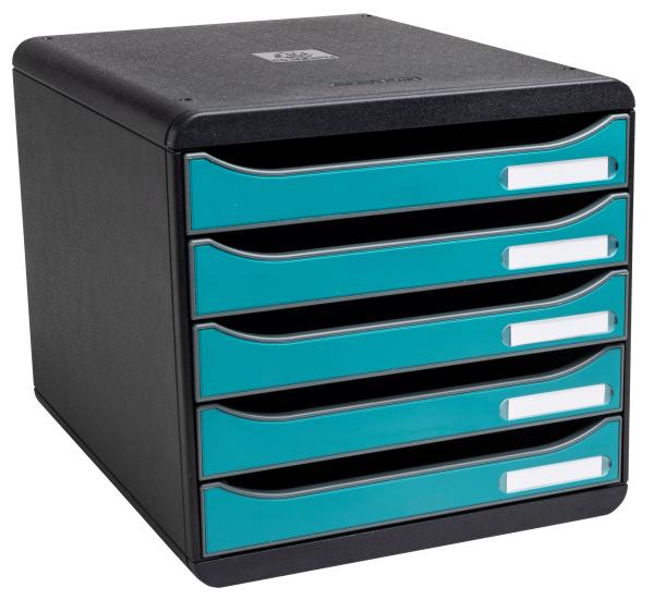 Exacompta schubladenbox skandi a4+ 30934d big box, 5 schubl., blau - Exacompta-30934d-9002493309340-02.jpg