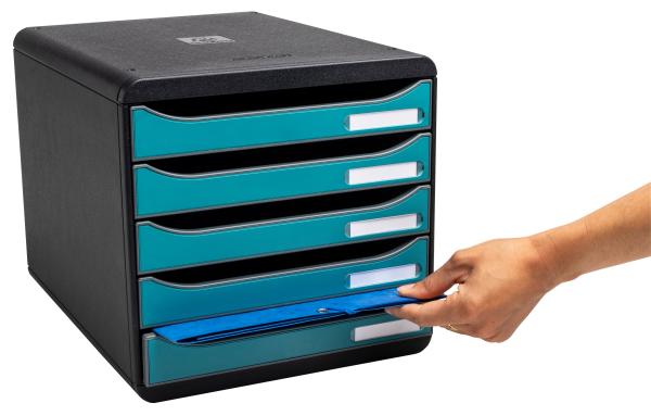 Exacompta schubladenbox skandi a4+ 30934d big box, 5 schubl., blau - Exacompta-30934d-9002493309340-05.jpg