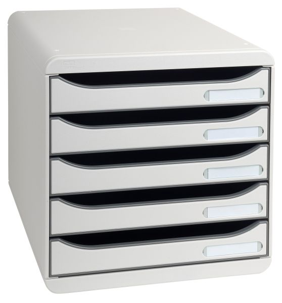 Exacompta schubladenbox grau 309740d 5 fächer - Exacompta-309740d-9002493421707