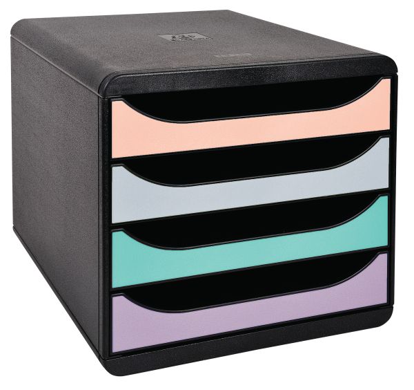 Exacompta schubladenbox aquarel a4+ 3104296d big box, schwarz/glossy - Exacompta-3104296d-9002493424593
