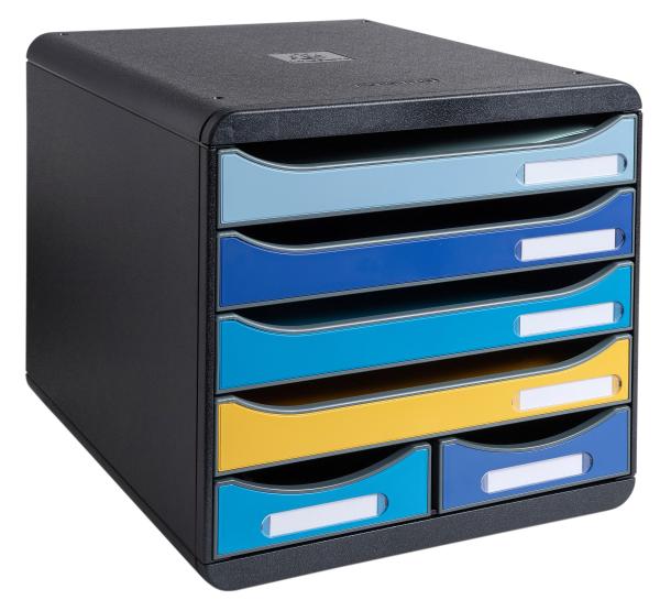 Exacompta schubladenbox beeblue a4+ 3124202d big box maxi, 6 schubladen - Exacompta-3124202d-9002494312424-02.jpg