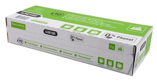 Exacompta rolle thermo papier 10 stk. 43818e 80x80mmx76m für kasse - Exacompta-43818e-3130634438188-03.jpg