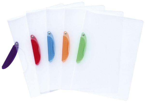 Exacompta klemmmappe a4 47600e clip transp. ass. 5er set - Exacompta-47600e-3130631476008