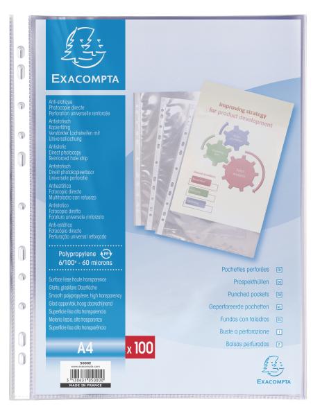 Exacompta zeigetaschen pp 60my a4 5000e transparent glatt 100 stück - Exacompta-5000e-3130631050000-04.jpg