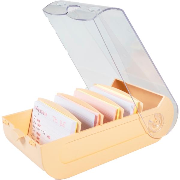 Exacompta karteikartenbox bunny a7 5346123d korallenrot 13.2x8.5x25cm - Exacompta-5346123d-9002493047884