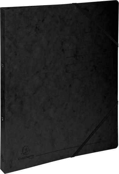 Exacompta ringhefter 2.0cm 542551e schwarz, gummiband, 2-ring a4 - Exacompta-542551e-3130635425514